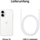 Apple iPhone 16 Plus, 256GB, White Weiß, NEU OVP, Differenzbesteuert nach §25a UStG